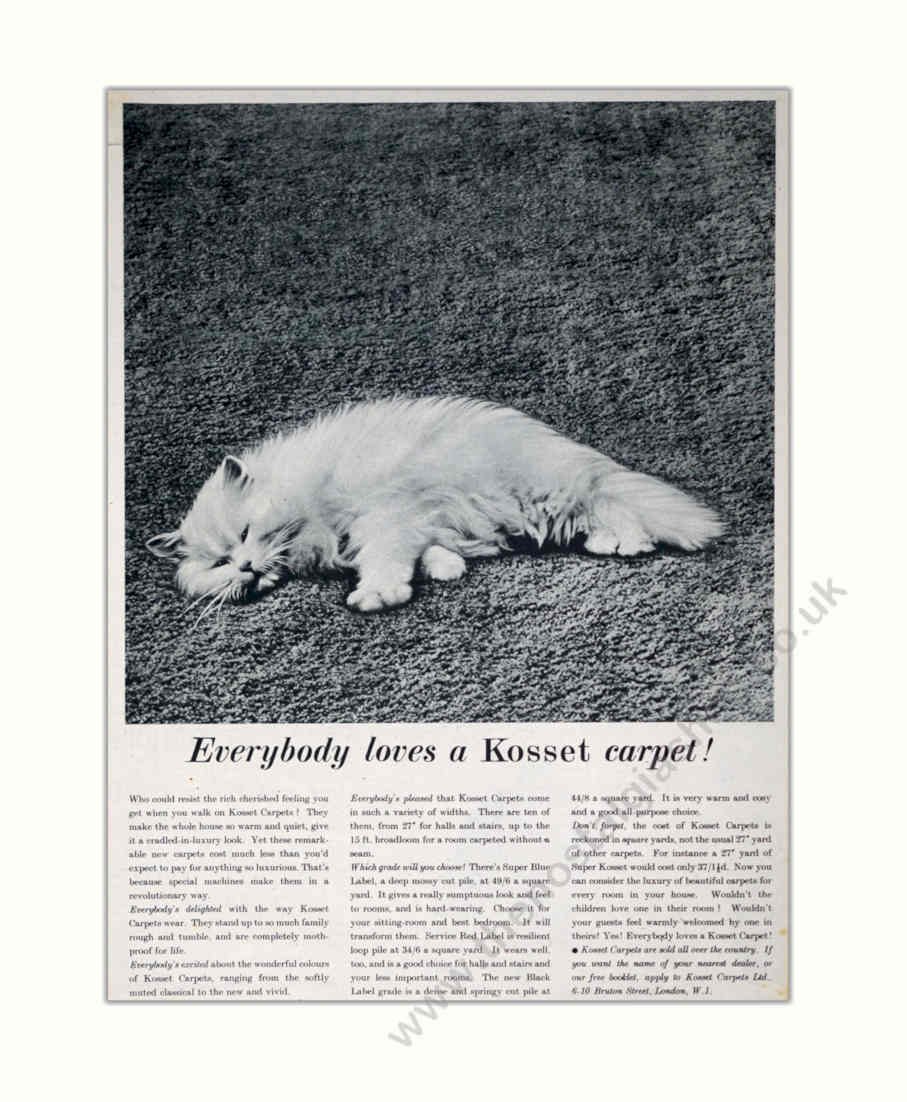Koetsu Carpet Design Vintage Retro Advert Poster A4 Photo Print