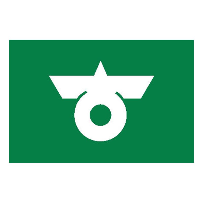 Koga City Flag N2647 A4 Photo Print
