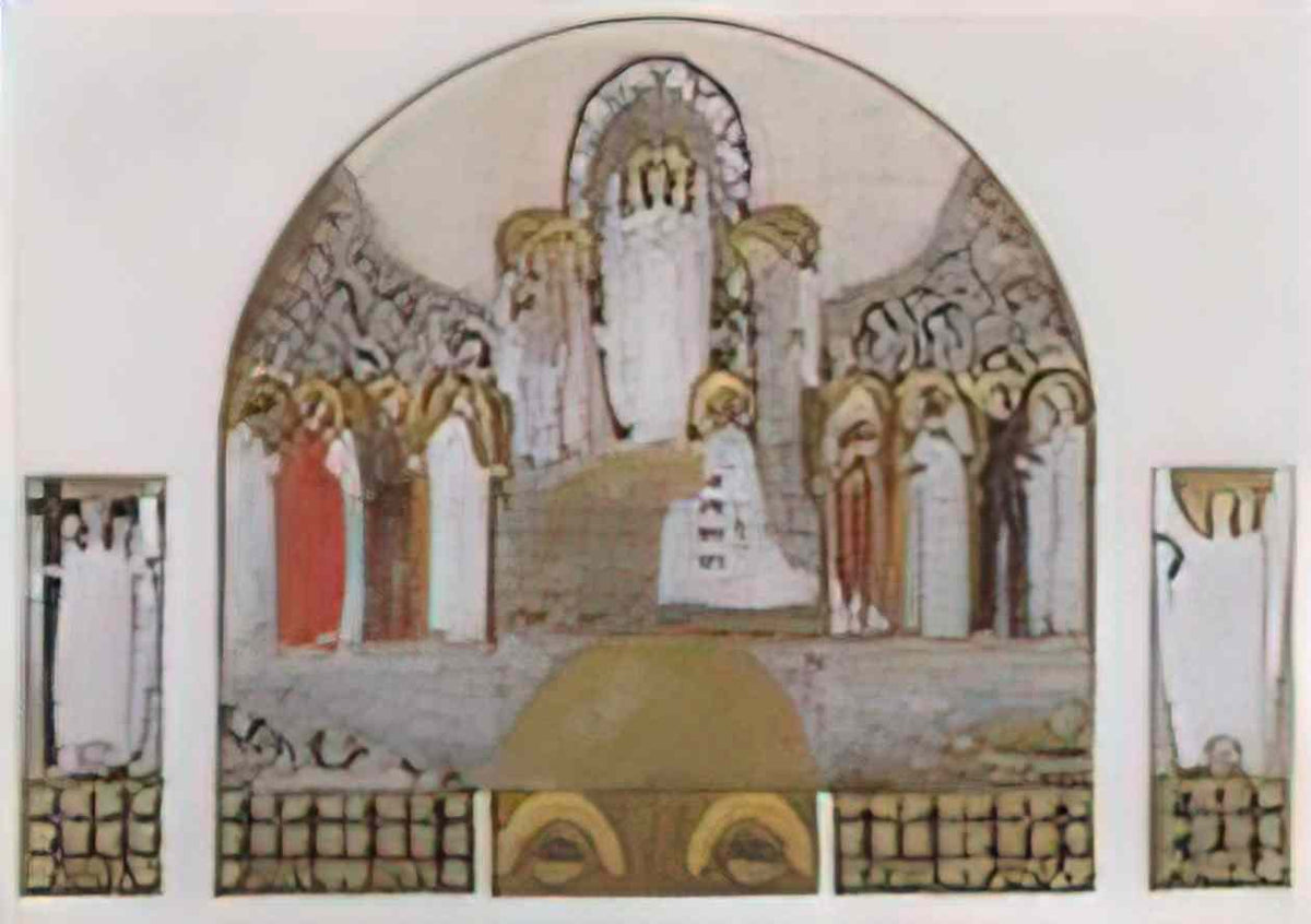 Koloman Moser am steinhof church mosaic design for the main altar 190 Art A4 Photo Print