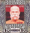 Koloman Moser design for the anniversary stamp with austrian emperor fr Art A4 Photo Print
