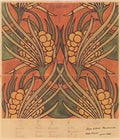 Koloman Moser fabric design for backhausen 1899 Art A4 Photo Print
