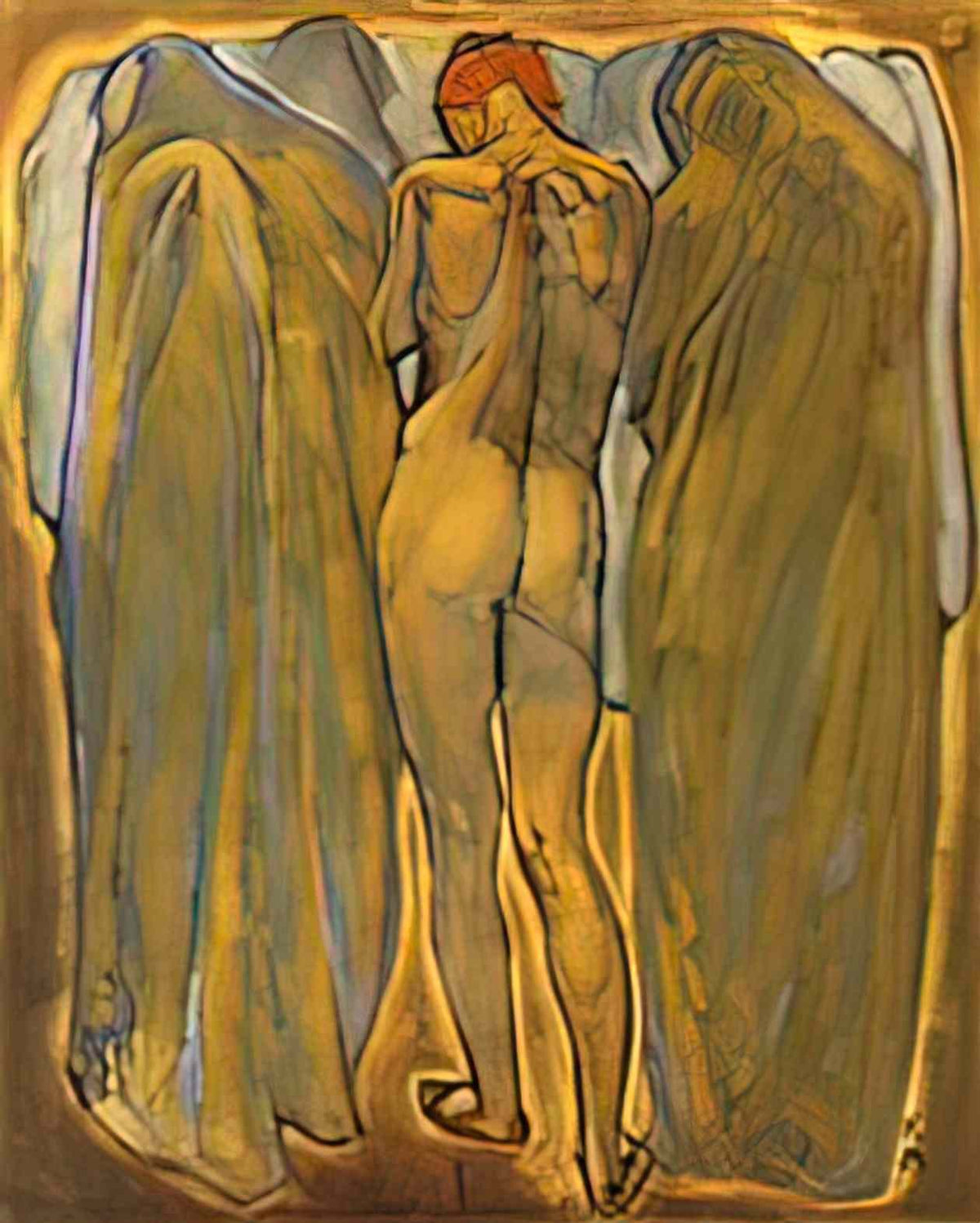 Koloman Moser female nude Art A4 Photo Print