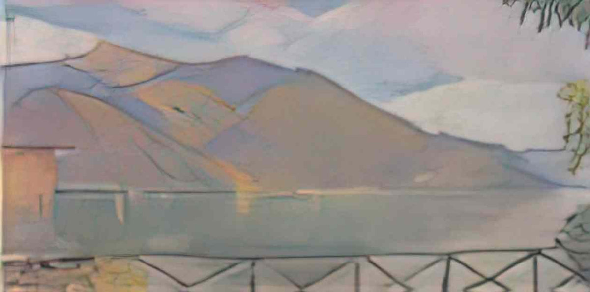 Koloman Moser the abersee 1913 Art A4 Photo Print