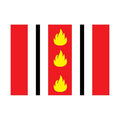Kolpino City Flag N3841 A4 Photo Print