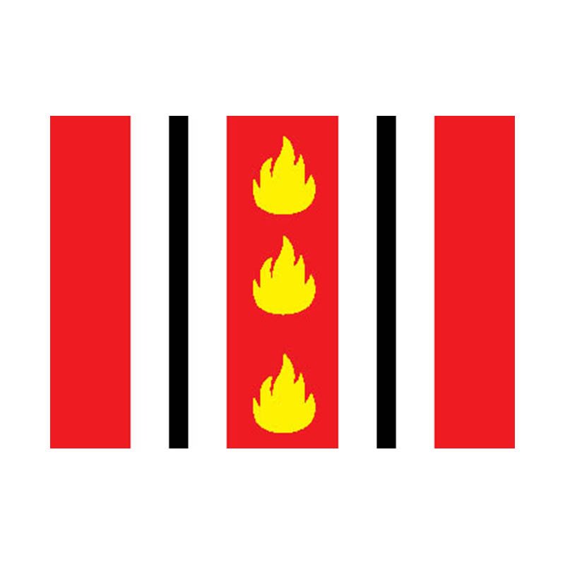 Kolpino City Flag N3841 A4 Photo Print