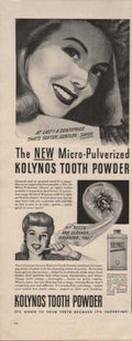 Kolyinos Tooth Powder Vintage Retro Advert Ads A4 Photo Print