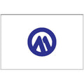 Komagane City Flag N2665 A4 Photo Print