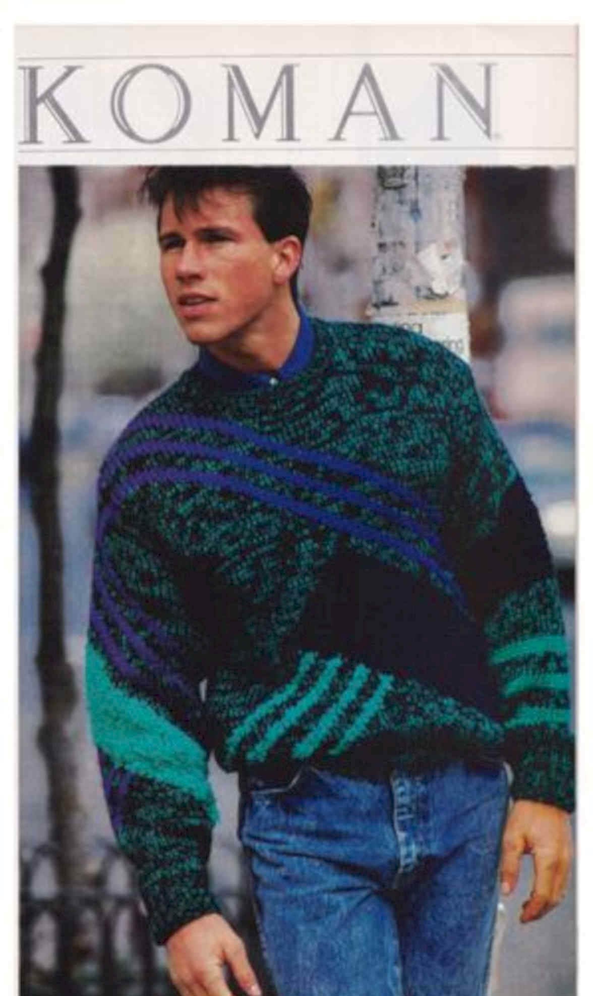 Koman Sweater Street Vintage Retro Advert Poster A4 Photo Print