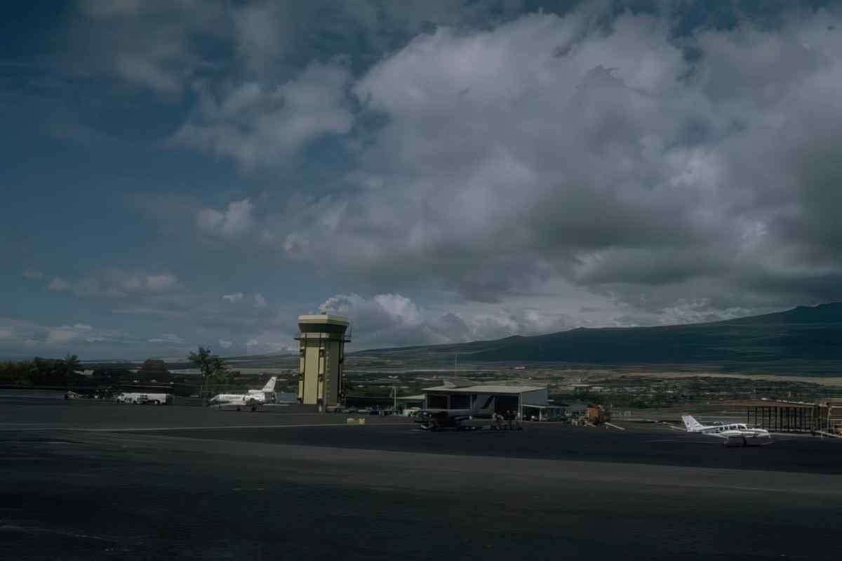 Kona Airport Aircraft A4 Photo Print