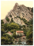 Konigsruhe and Rosstrappenfelsen Bodethal Hartz Vintage A4 Photo Print