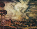 Konstantin Bogaevsky a cloud 1910 Art A4 Photo Print