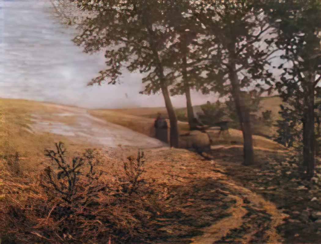 Konstantin Bogaevsky evening landscape 1907 Art A4 Photo Print