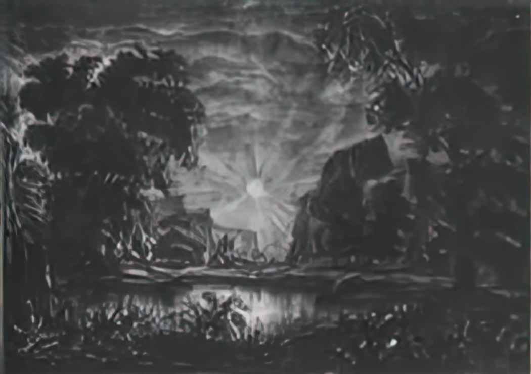 Konstantin Bogaevsky evening sun 1922 Art A4 Photo Print