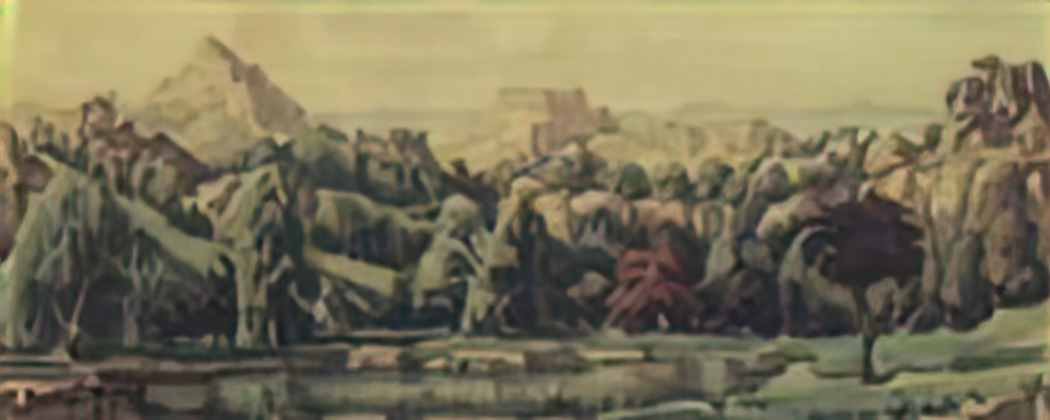 Konstantin Bogaevsky landscape 1940 Art A4 Photo Print
