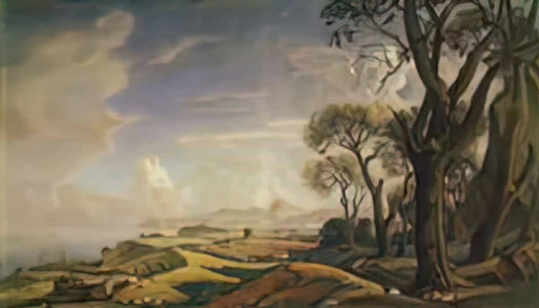 Konstantin Bogaevsky landscape with trees 1927 Art A4 Photo Print UK
