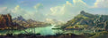 Konstantin Bogaevsky old harbor 1931 Art A4 Photo Print