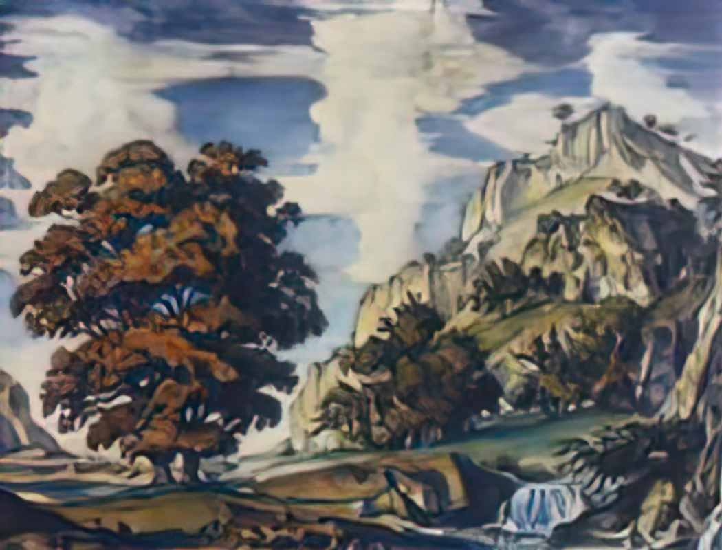 Konstantin Bogaevsky romantic landscape 1 Art A4 Photo Print