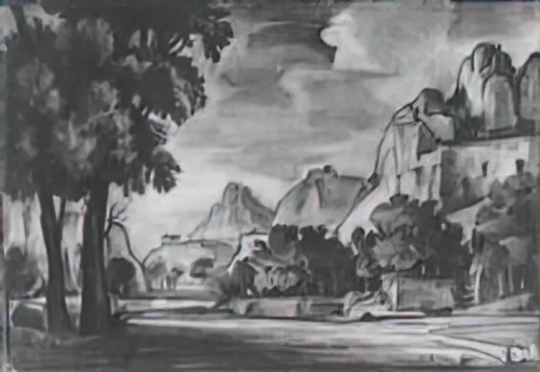 Konstantin Bogaevsky romantic landscape 1926 Art A4 Photo Print UK