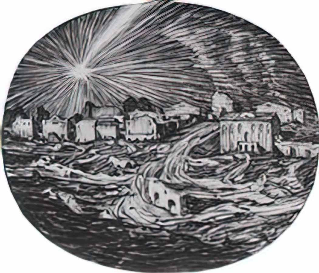 Konstantin Bogaevsky the star 1908 Art A4 Photo Print