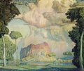 Konstantin Bogaevsky tropical landscape 1906 Art A4 Photo Print UK