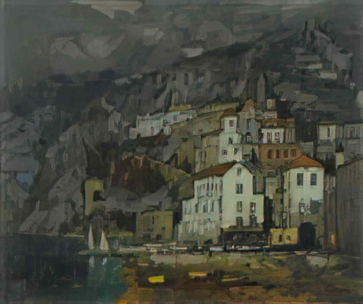 Konstantin Gorbatov a view of amalfi Art A4 Photo Print