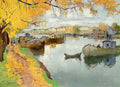 Konstantin Gorbatov autumn on the islands Art A4 Photo Print