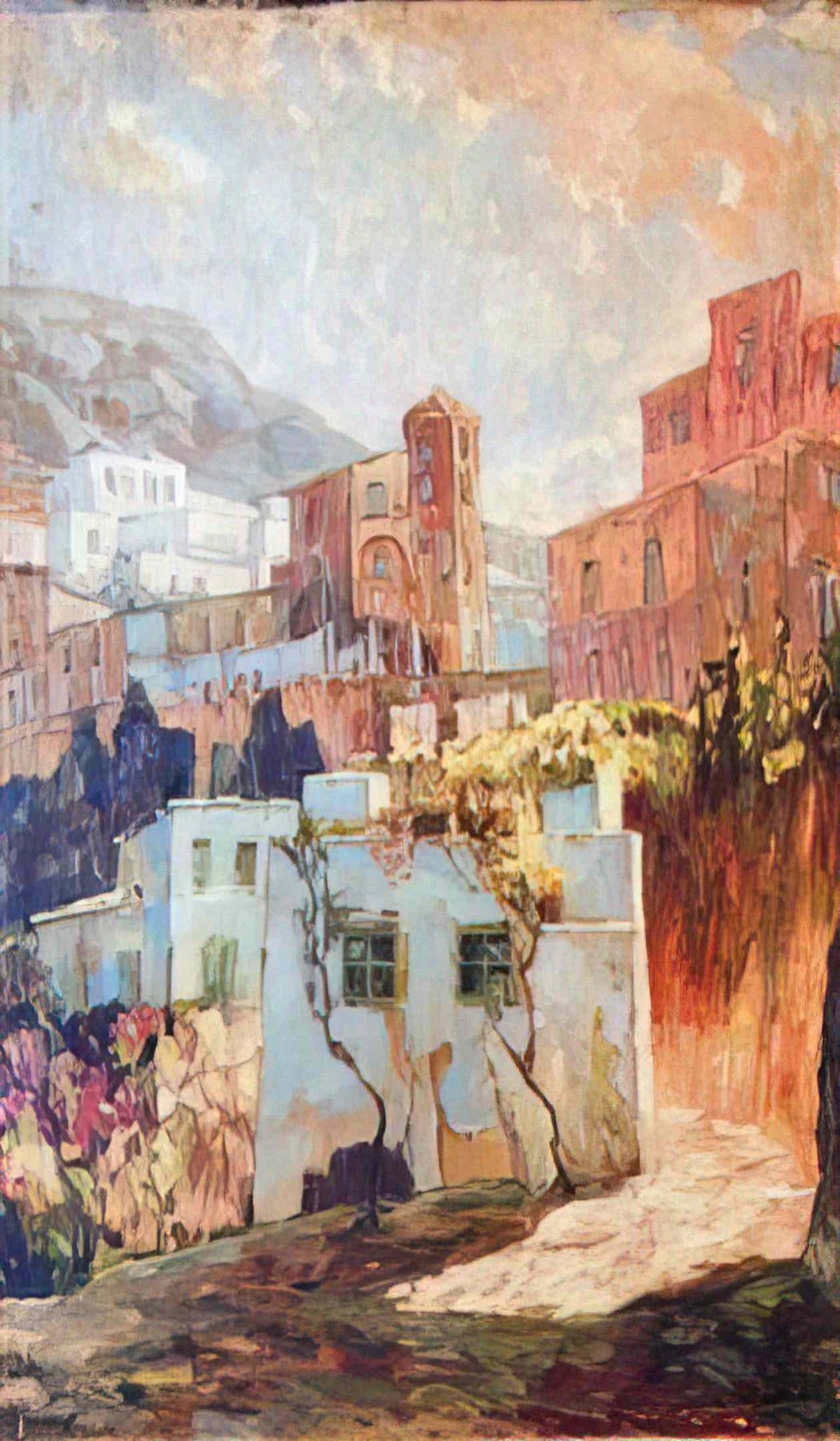 Konstantin Gorbatov italian city view Art A4 Photo Print