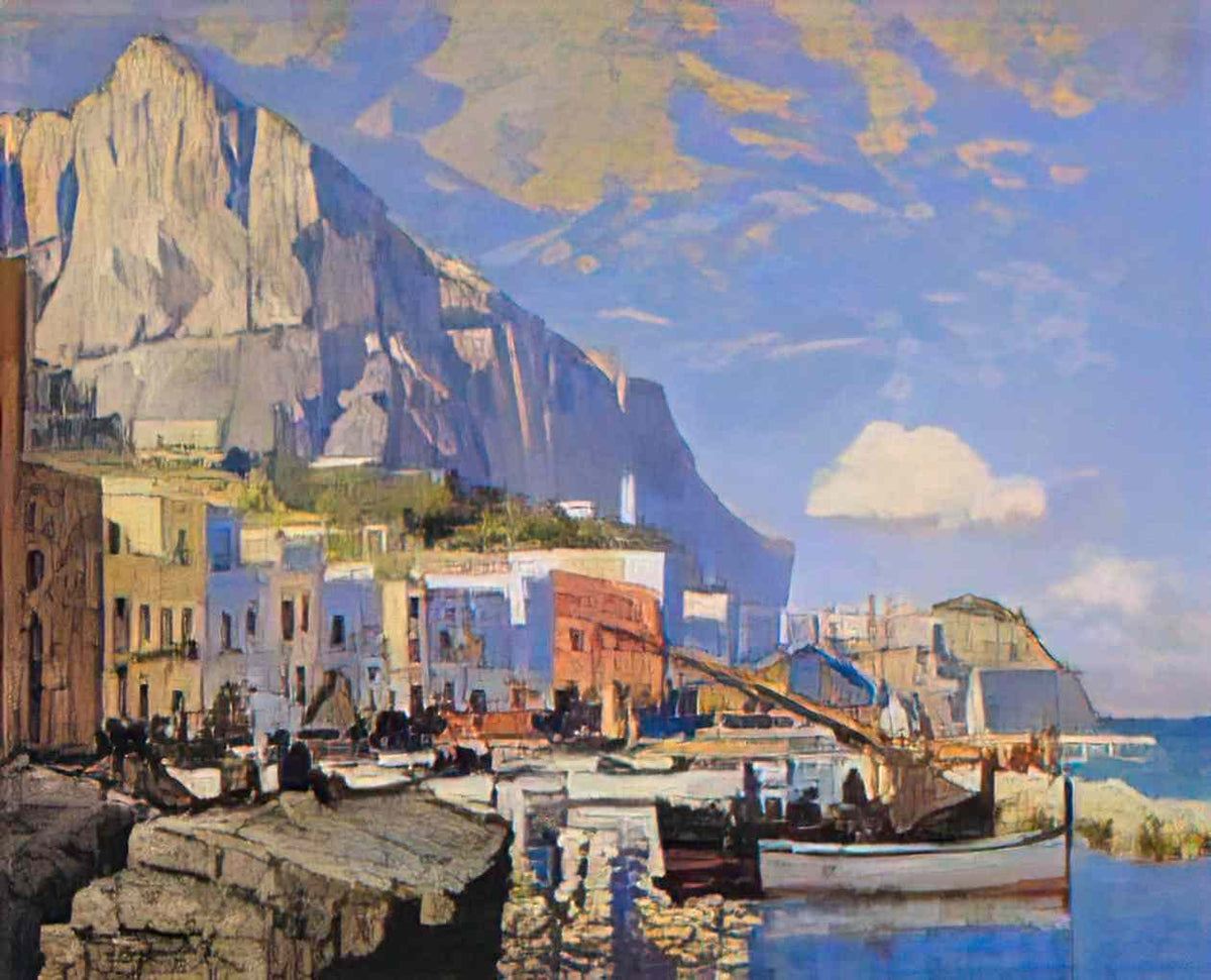 Konstantin Gorbatov marina grande capri 1 Art A4 Photo Print