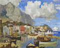 Konstantin Gorbatov marina grande capri winter Art A4 Photo Print