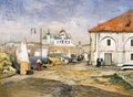 Konstantin Gorbatov pier in the old town Art A4 Photo Print