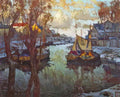 Konstantin Gorbatov a coastal town in spain Art A4 Photo Print