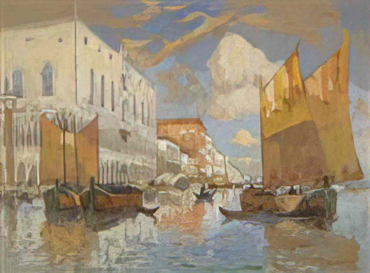 Konstantin Gorbatov the doge s palace venice Art A4 Photo Print
