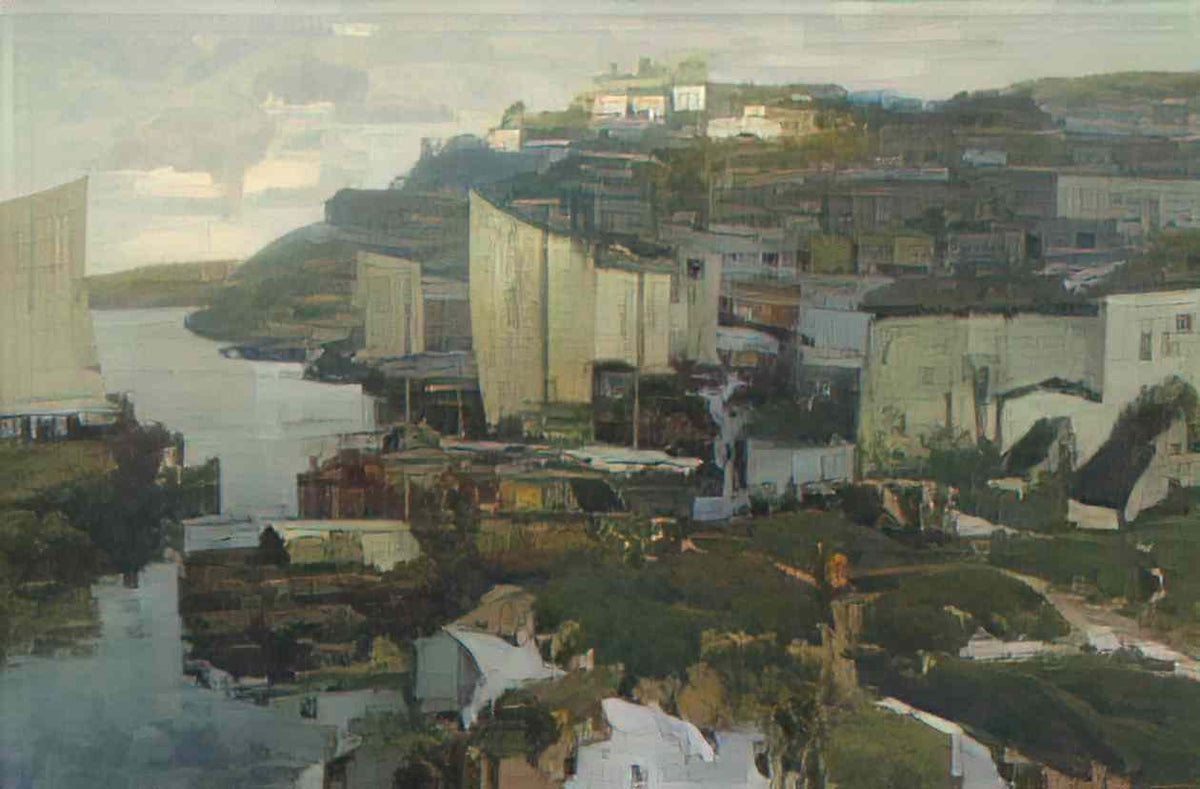 Konstantin Gorbatov a view of monte solaro capri Art A4 Photo Print