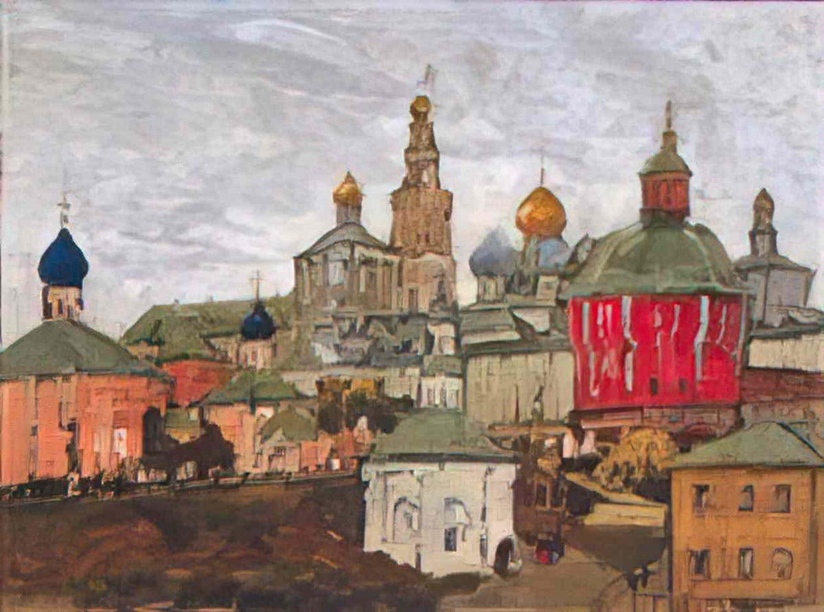 Konstantin Gorbatov at night Art A4 Photo Print