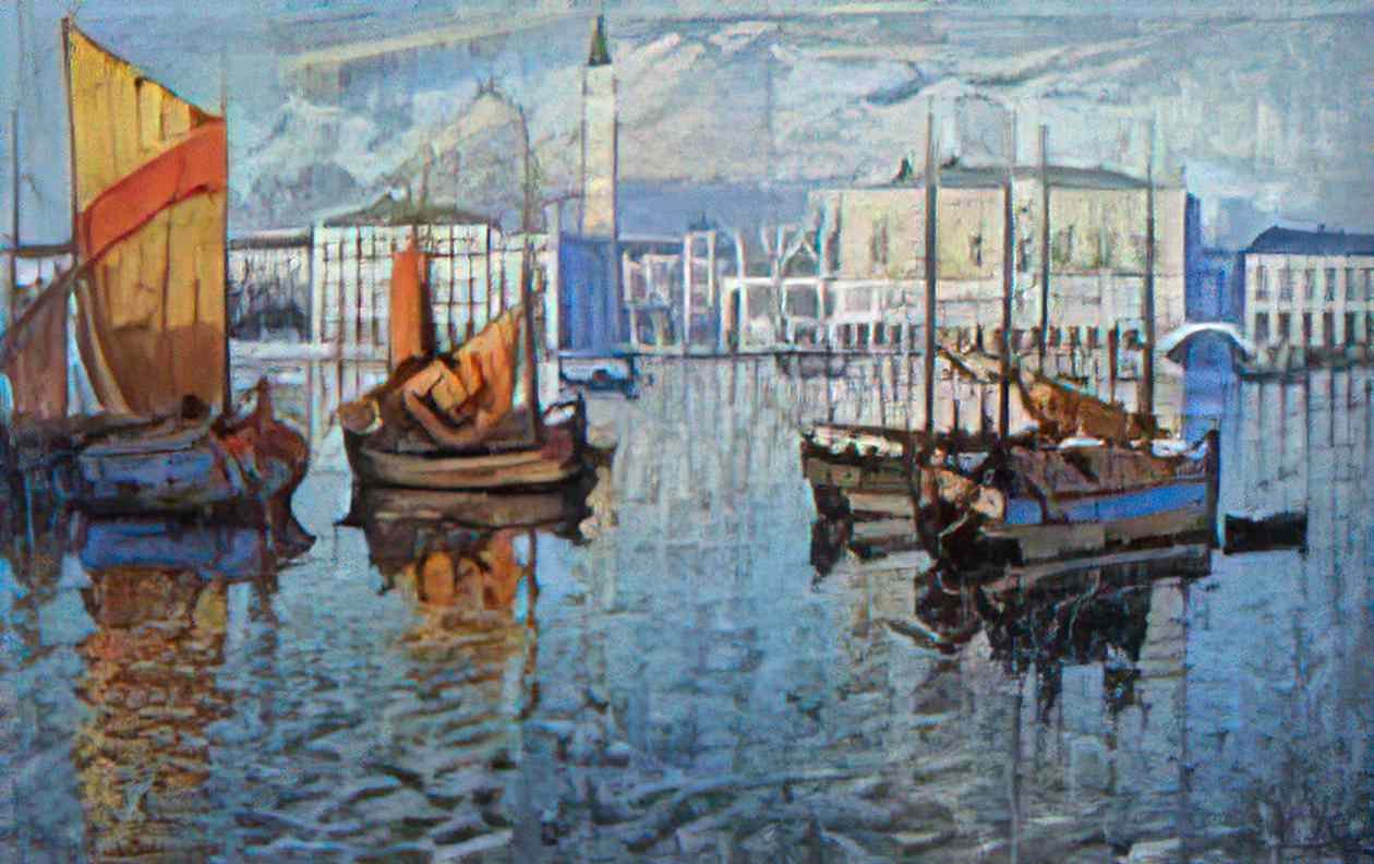 Konstantin Gorbatov boats in veliky novgorod Art A4 Photo Print
