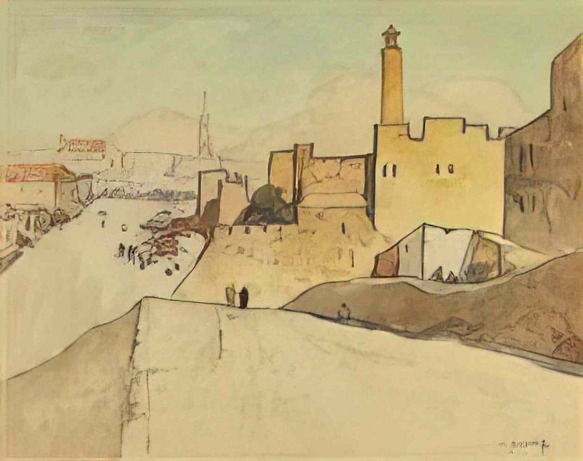 Konstantin Gorbatov capri in winter Art A4 Photo Print