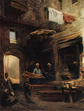 Konstantin Gorbatov the first snow on the river Art A4 Photo Print