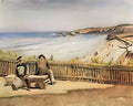 Konstantin Gorbatov village landscape with field and church Art A4 Photo Print