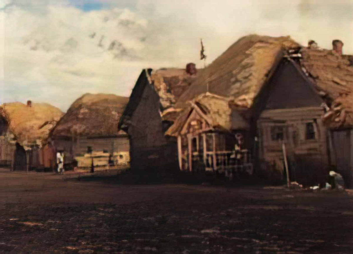 Konstantin Gorbatov village street Art A4 Photo Print