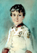 Konstantin Makovsky niko dadiani baby A4 Photo Print
