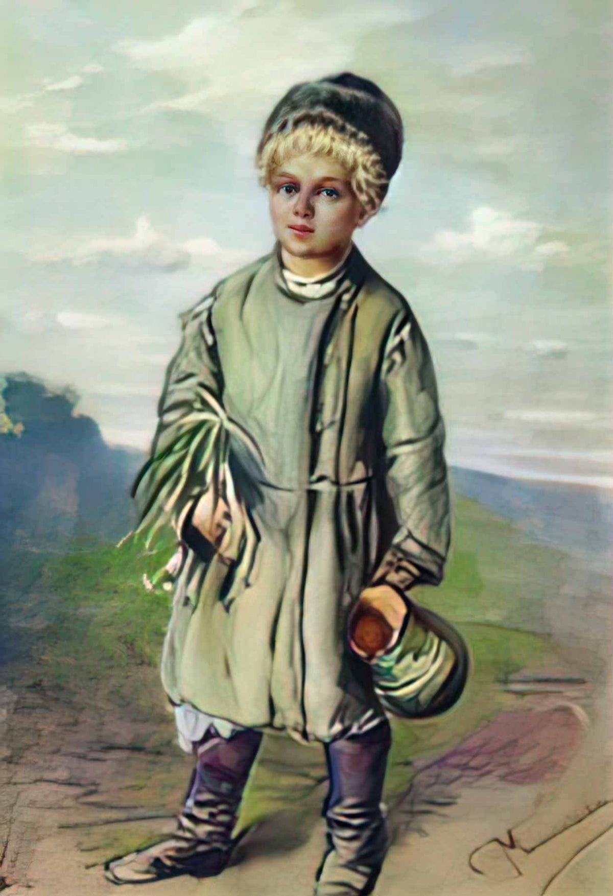 Konstantin Makovsky boyar with the cup 1 Art A4 Photo Print
