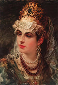 Konstantin Makovsky charon carries dead souls across the river styx Art A4 Photo Print