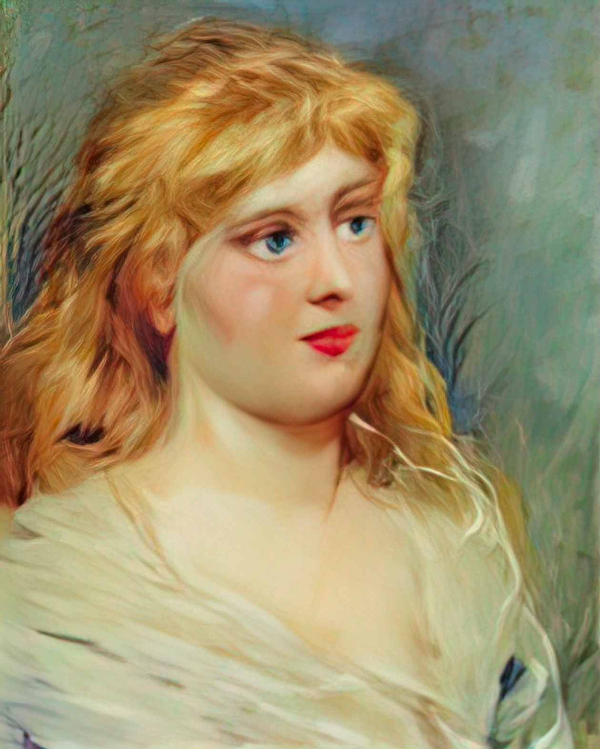 Konstantin Makovsky cup of honey 1 Art A4 Photo Print