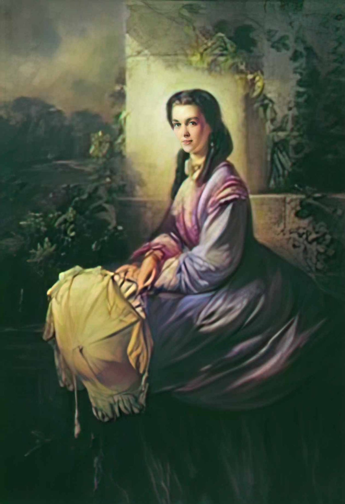 Konstantin Makovsky female portrait 2 Art A4 Photo Print