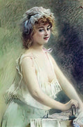 Konstantin Makovsky hide and seek Art A4 Photo Print