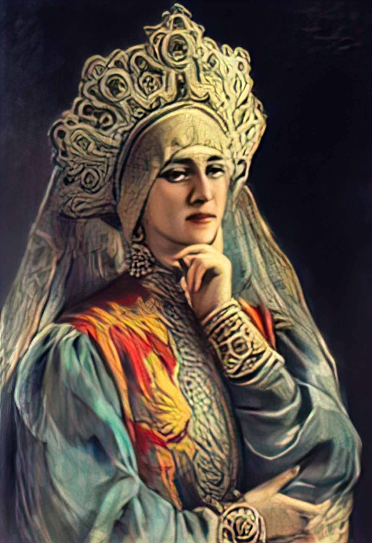 Konstantin Makovsky italian Art A4 Photo Print