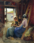 Konstantin Makovsky on the steps Art A4 Photo Print