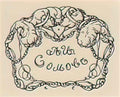 Konstantin Somov exlibris of a somov Art A4 Photo Print