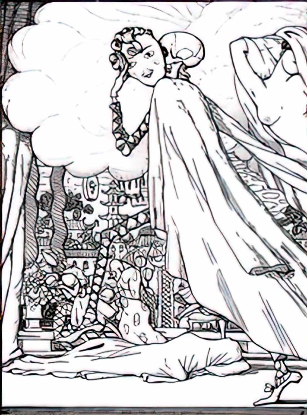 Konstantin Somov frontispiece to the book n sapunova Art A4 Photo Print
