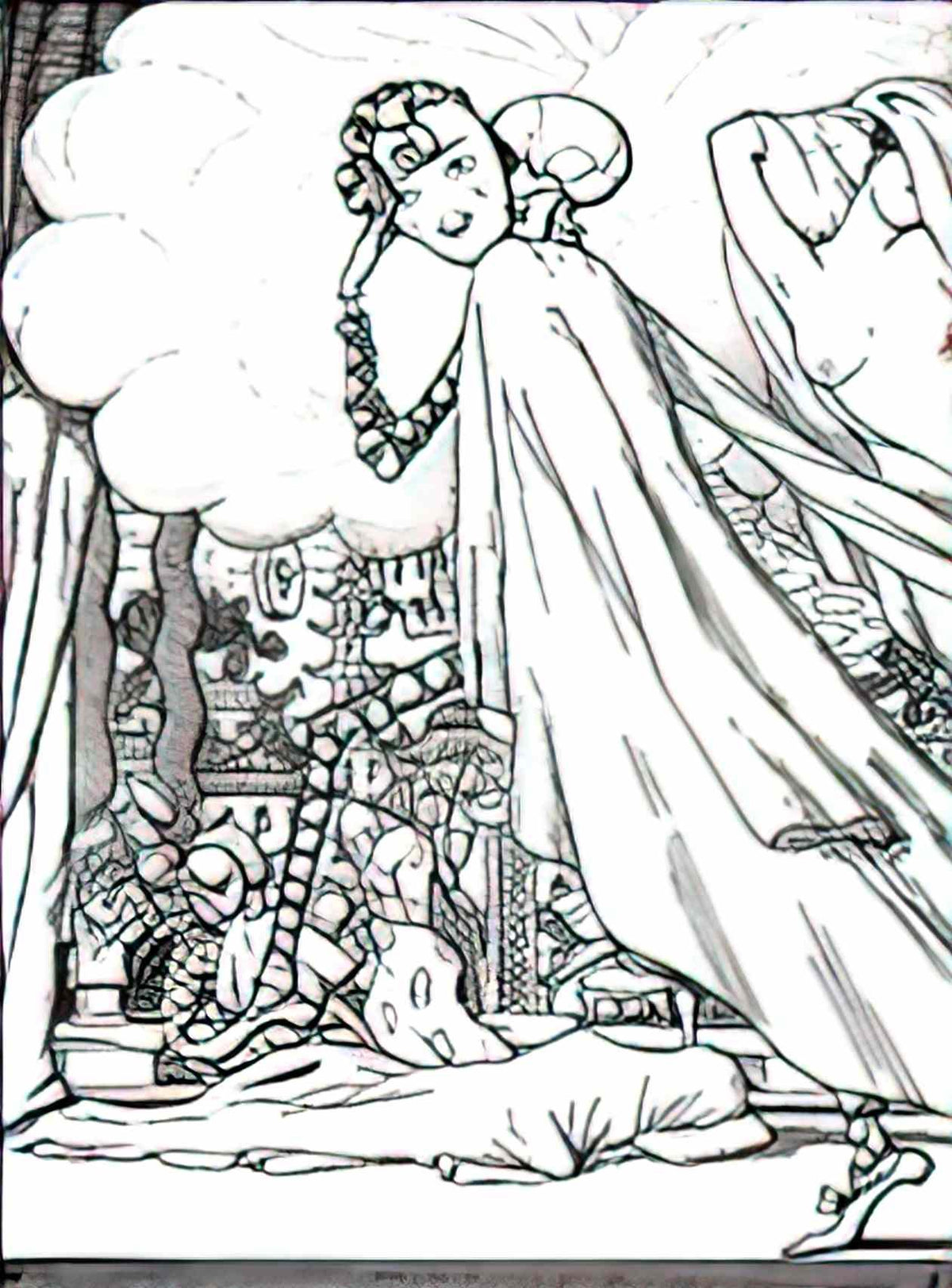 Konstantin Somov frontispiece to the book n sapunova Art A4 Photo Print